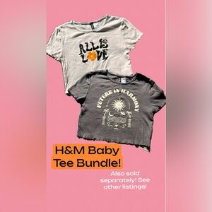 H&M Bundled Graphic Baby Tees